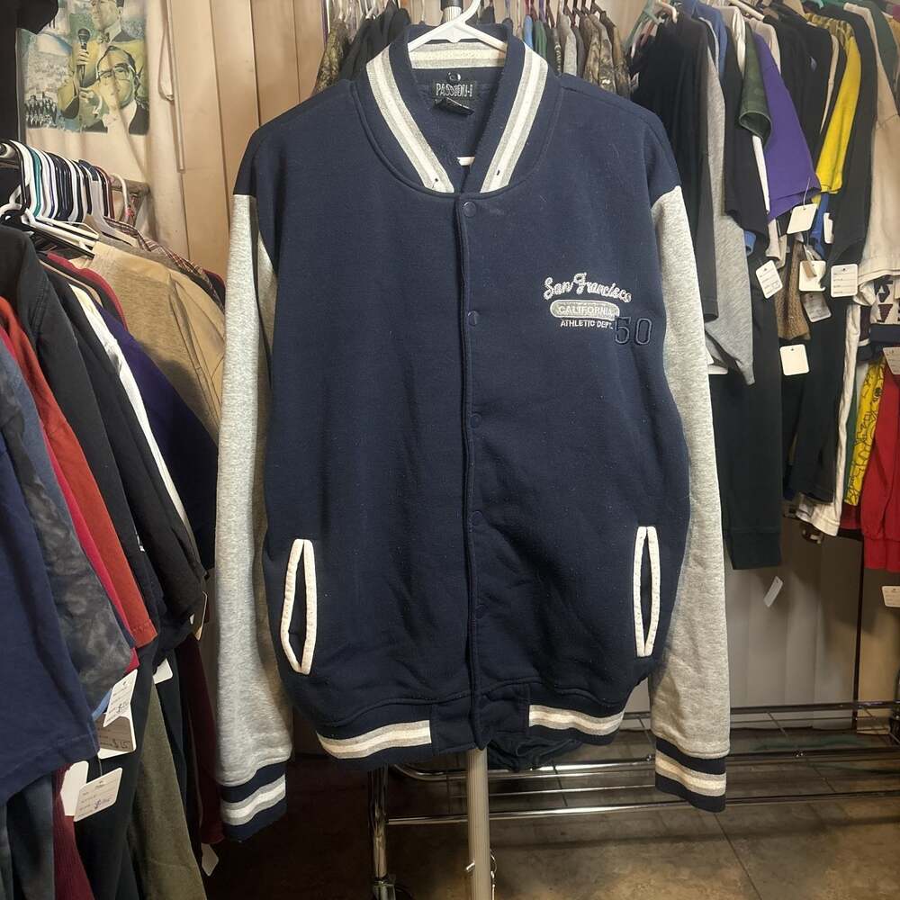 Vintage San Francisco California Athletic DEPT. Varsity Bomber Jacket